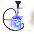 2 hose 500 puffs LED shisha acrylic